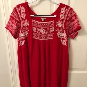 Urban outfitters Ecote embroidered dress
